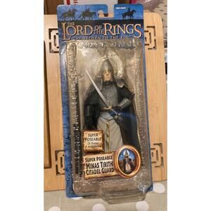 Vintage Y2K Toy Biz LOTR Return of the King Minas Tirith Citadel Guard NRFB